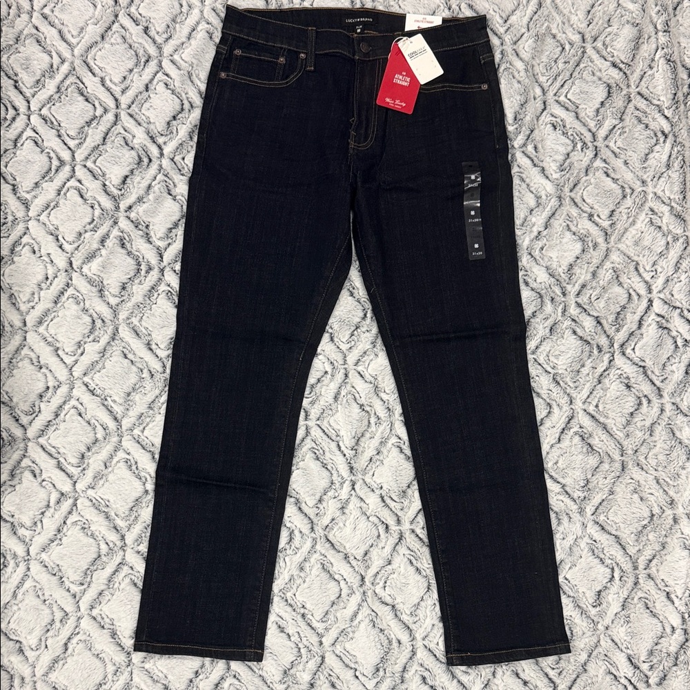 Lucky 410 Athletic Straight Dark Denim Jeans - NWT